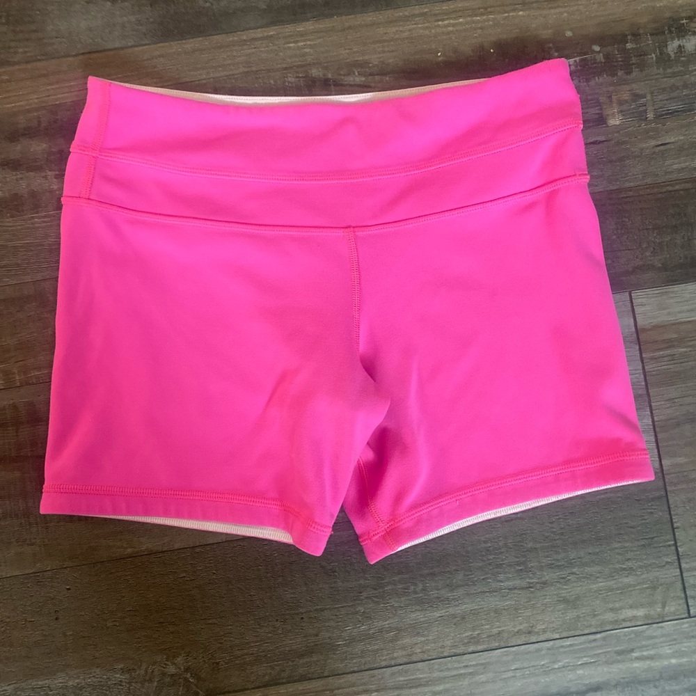 Lululemon biker shorts , unsure of the collection or name size 6